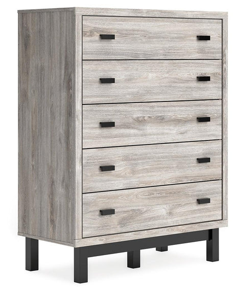 Vessalli Two-tone Chest of Drawers by Ashley at Eve Furniture