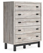 Vessalli Two-tone Chest of Drawers by Ashley at Eve Furniture