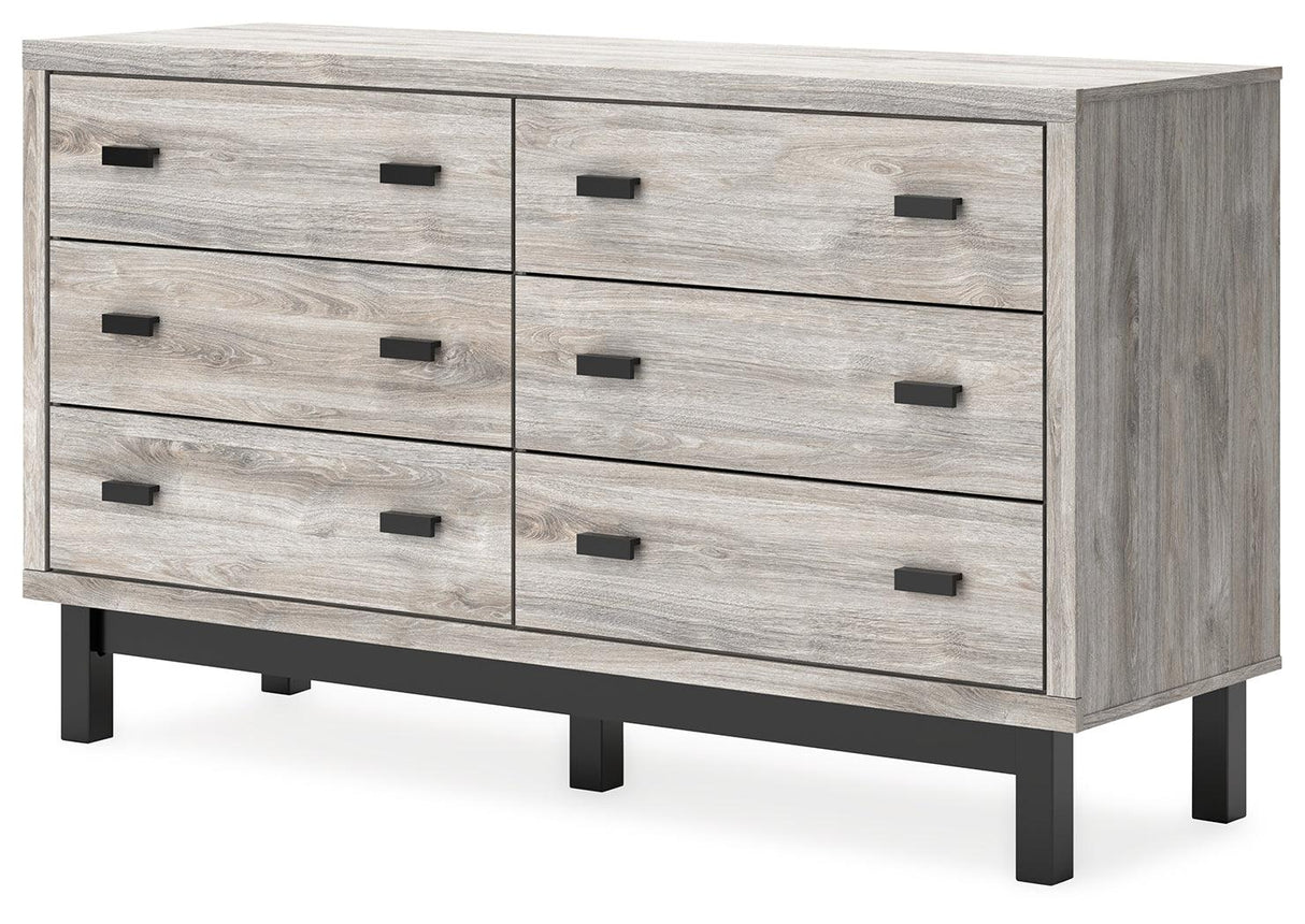 Vessalli Two-tone Dresser by Ashley at Eve Furniture