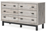 Vessalli Two-tone Dresser by Ashley at Eve Furniture
