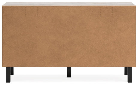 Vessalli Two-tone Dresser by Ashley at Eve Furniture
