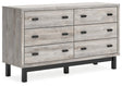Vessalli Two-tone Dresser by Ashley at Eve Furniture