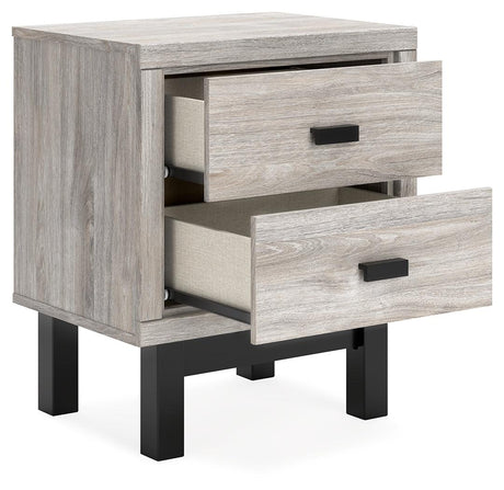 Vessalli Two-tone Nightstand by Ashley at Eve Furniture