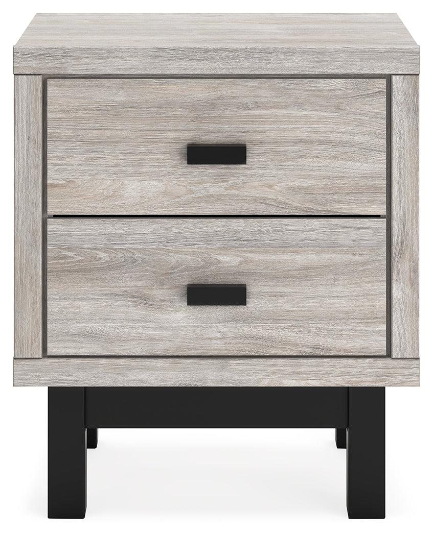 Vessalli Two-tone Nightstand by Ashley at Eve Furniture