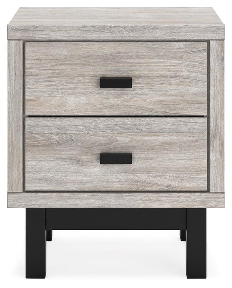 Vessalli Two-tone Nightstand by Ashley at Eve Furniture