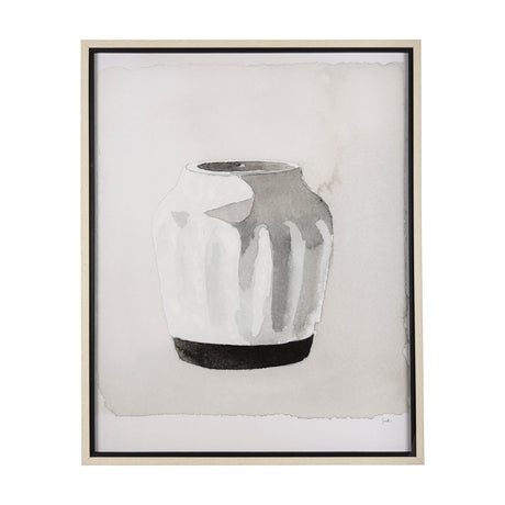 VesseII by Mercana Studio a Hand Embellished Textured Framed Art Print Matted under Glass by Mercana at Eve Furniture