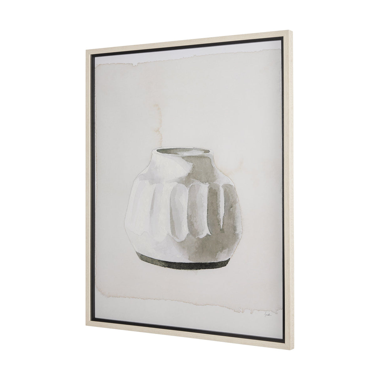 Vessel I by Mercana Studio a Hand Embellished Textured Framed Art Print Matted under Glass by Mercana at Eve Furniture