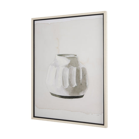 Vessel I by Mercana Studio a Hand Embellished Textured Framed Art Print Matted under Glass by Mercana at Eve Furniture