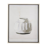 Vessel I by Mercana Studio a Hand Embellished Textured Framed Art Print Matted under Glass by Mercana at Eve Furniture