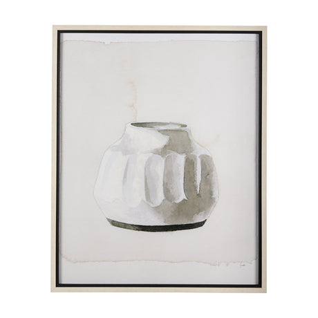 Vessel I by Mercana Studio a Hand Embellished Textured Framed Art Print Matted under Glass by Mercana at Eve Furniture