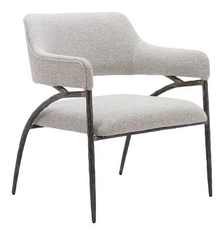 Vesterboro Gray Accent Chair by Zuomod at Eve Furniture