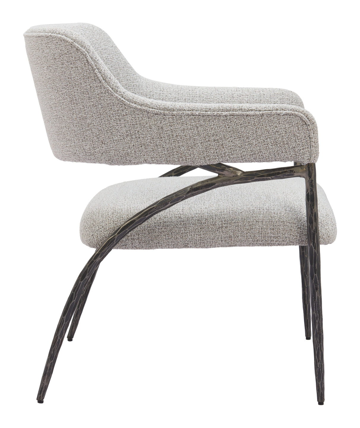 Vesterboro Gray Accent Chair by Zuomod at Eve Furniture