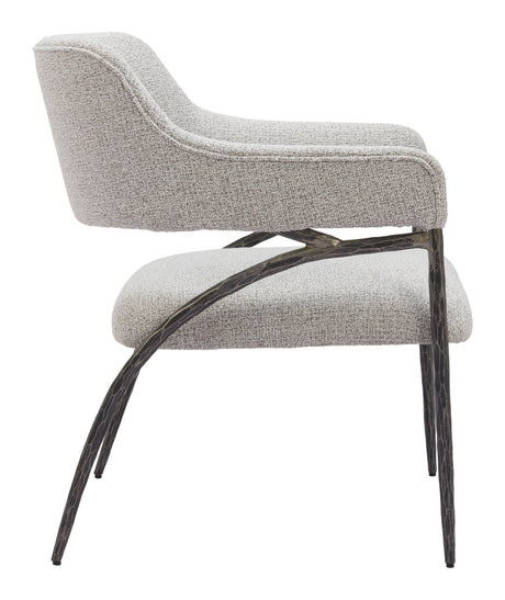 Vesterboro Gray Accent Chair by Zuomod at Eve Furniture