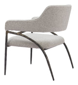 Vesterboro Gray Accent Chair by Zuomod at Eve Furniture