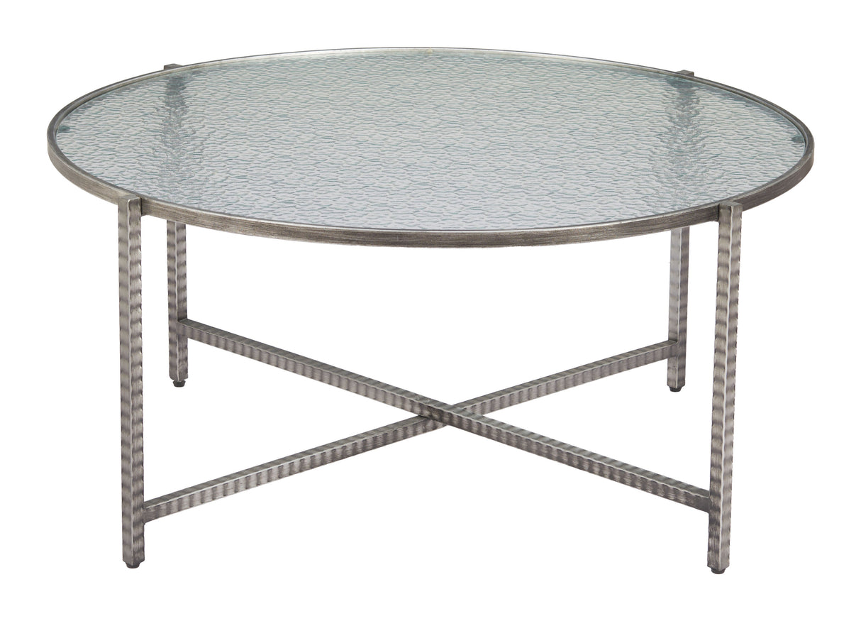 Vetro Silver Coffee Table by Zuomod at Eve Furniture