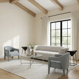 Vetro Silver Coffee Table by Zuomod at Eve Furniture