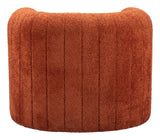 Viana Burnt Orange Accent Chair by Zuomod at Eve Furniture