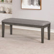 Viana Gray/Light Gray Bench by Furniture of America at Eve Furniture