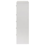 Viana White High Gloss Chest by Coaster at Eve Furniture