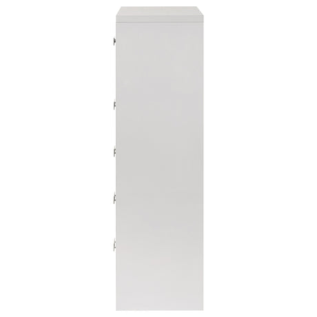 Viana White High Gloss Chest by Coaster at Eve Furniture