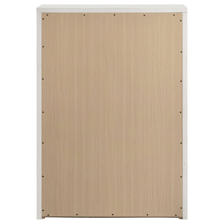 Viana White High Gloss Chest by Coaster at Eve Furniture