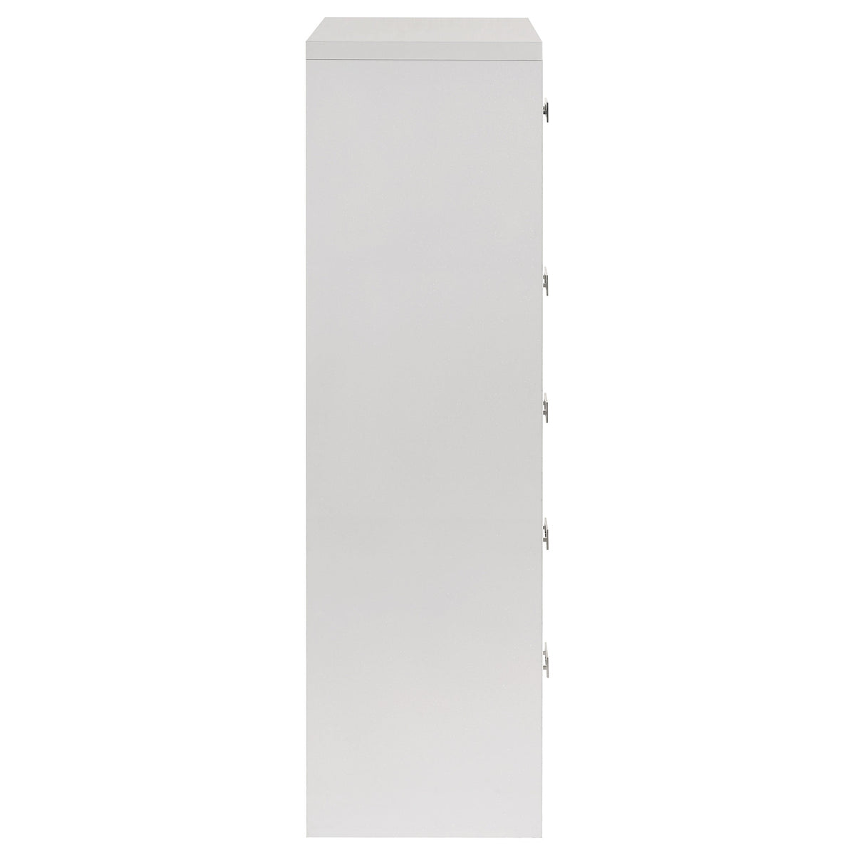 Viana White High Gloss Chest by Coaster at Eve Furniture