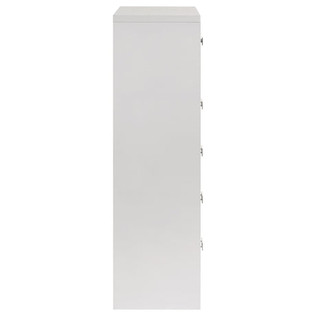 Viana White High Gloss Chest by Coaster at Eve Furniture
