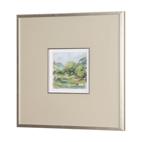 Vibrant View I by Mercana Studio a Hand Embelished Textured Framed Art Print Matted under Glass by Mercana at Eve Furniture