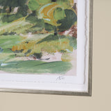 Vibrant View I by Mercana Studio a Hand Embelished Textured Framed Art Print Matted under Glass by Mercana at Eve Furniture