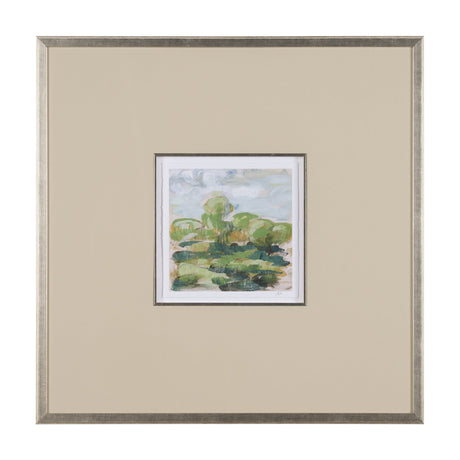 Vibrant View II by Mercana Studio a Hand Embelished Textured Framed Art Print Matted under Glass by Mercana at Eve Furniture