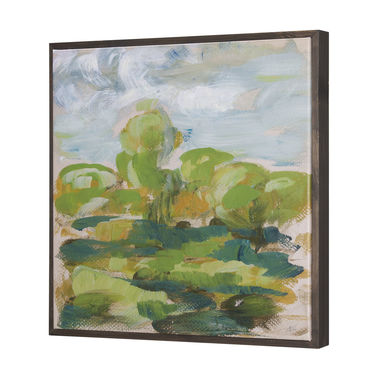 Vibrant View II by Mercana Studio a Hand Embellished Textured Canvas by Mercana at Eve Furniture