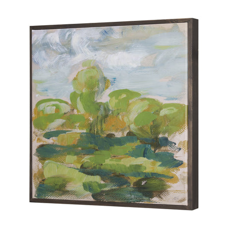 Vibrant View II by Mercana Studio a Hand Embellished Textured Canvas by Mercana at Eve Furniture