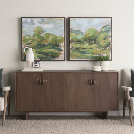 Vibrant View II by Mercana Studio a Hand Embellished Textured Canvas by Mercana at Eve Furniture