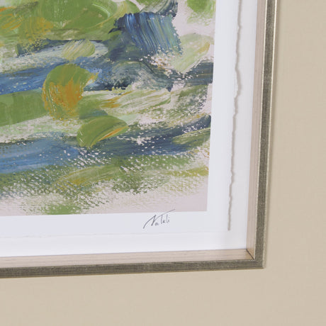 Vibrant View III by Mercana Studio a Hand Embelished Textured Framed Art Print Matted under Glass by Mercana at Eve Furniture