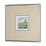 Vibrant View IV by Mercana Studio a Hand Embelished Textured Framed Art Print Matted under Glass by Mercana at Eve Furniture