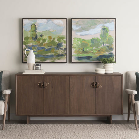Vibrant View IV by Mercana Studio a Hand Embellished Textured Canvas by Mercana at Eve Furniture