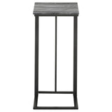 Vicente Gray Accent Table with Marble Top