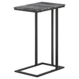 Vicente Gray Accent Table with Marble Top