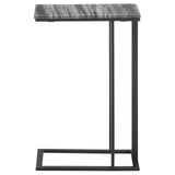 Vicente Gray Accent Table with Marble Top