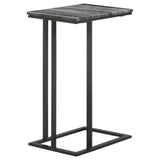 Vicente Gray Accent Table with Marble Top