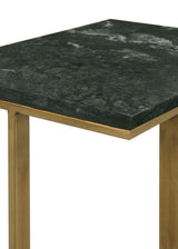 Vicente Gray Accent Table with Marble Top