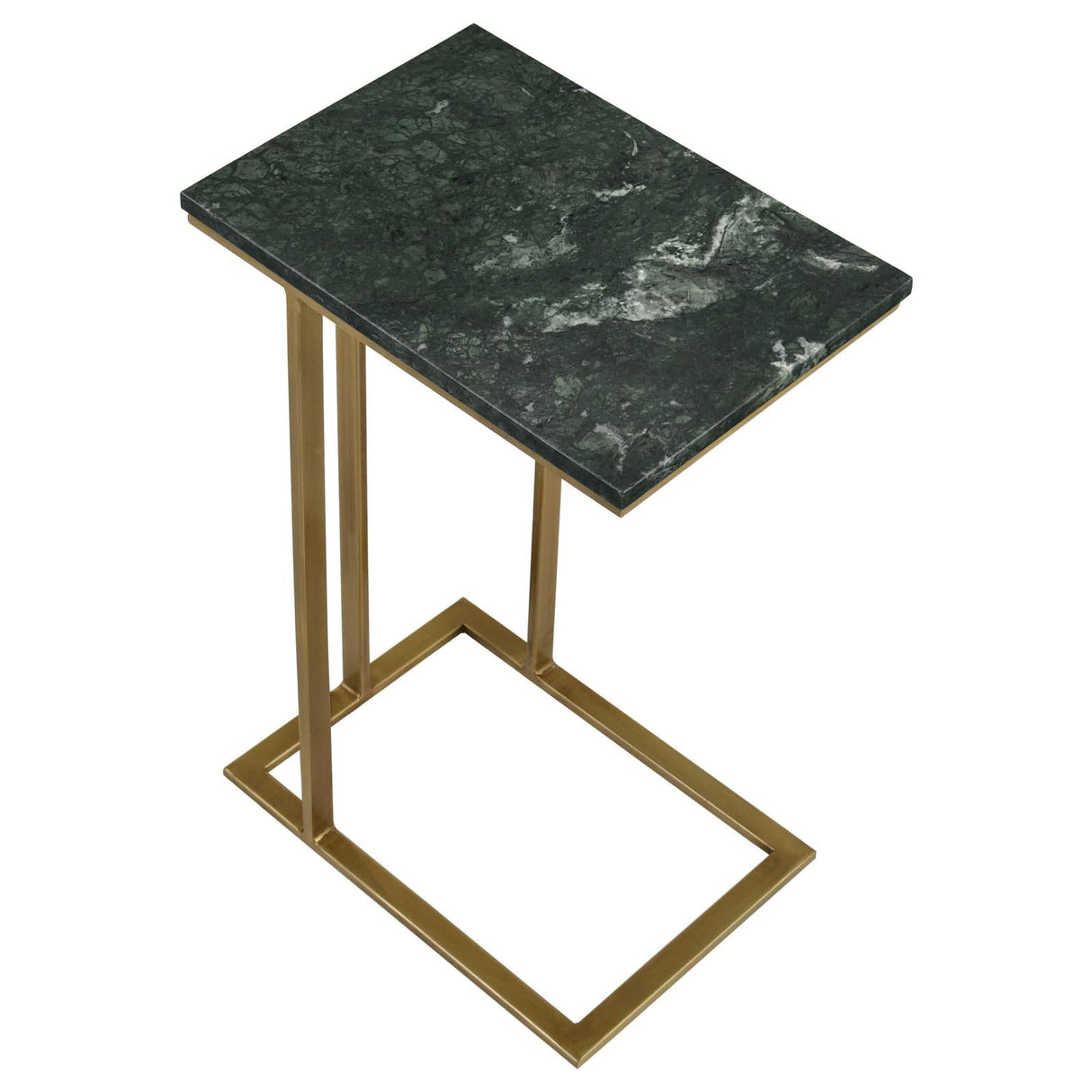 Vicente Gray Accent Table with Marble Top