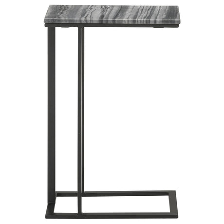 Vicente Gray Accent Table with Marble Top by Coaster at Eve Furniture