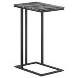 Vicente Gray Accent Table with Marble Top by Coaster at Eve Furniture