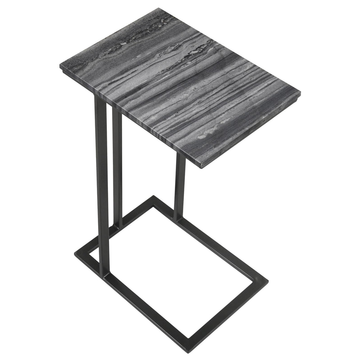 Vicente Gray Accent Table with Marble Top by Coaster at Eve Furniture