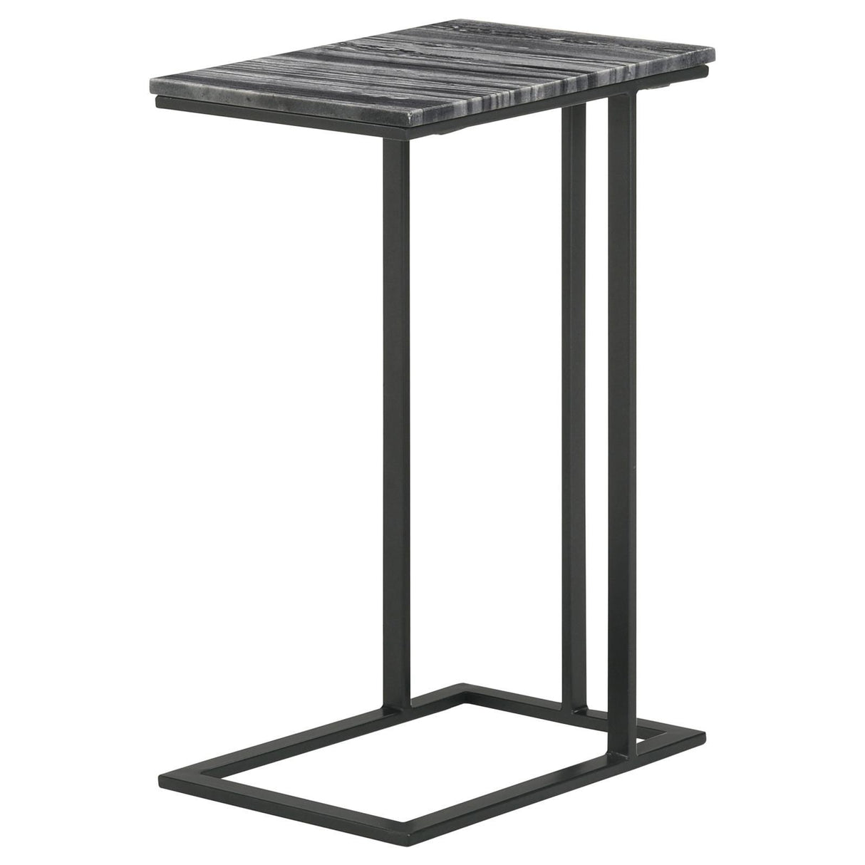 Vicente Gray Accent Table with Marble Top by Coaster at Eve Furniture