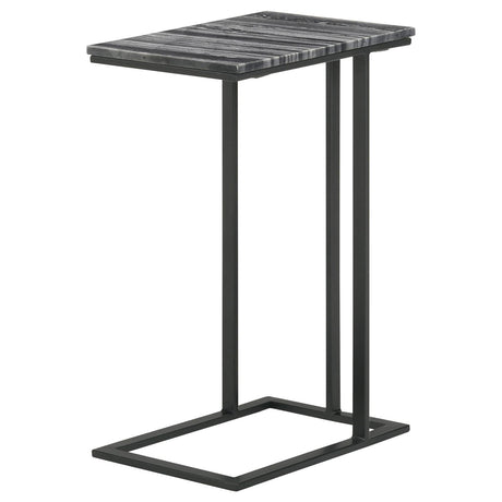 Vicente Gray Accent Table with Marble Top by Coaster at Eve Furniture