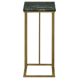 Vicente Gray Accent Table with Marble Top by Coaster at Eve Furniture