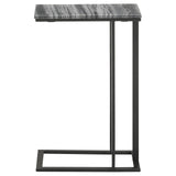Vicente Gray Accent Table with Marble Top by Coaster at Eve Furniture