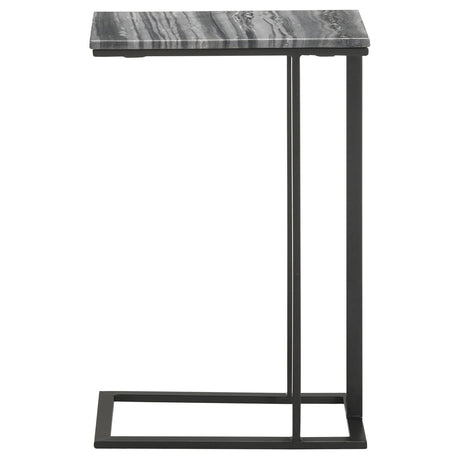 Vicente Gray Accent Table with Marble Top by Coaster at Eve Furniture